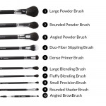 BH Cosmetics Ultimate Essential 10pc Brush Set w/ Bag